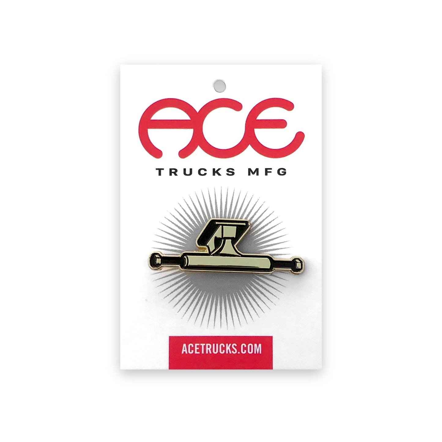 Ace Truck Lapel Pin 1.5" - Gold