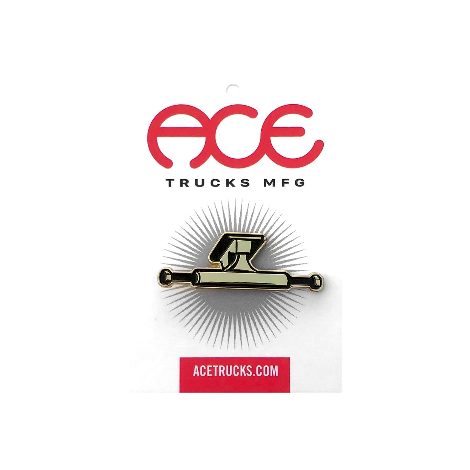 Ace Truck Lapel Pin 1.5" - Gold