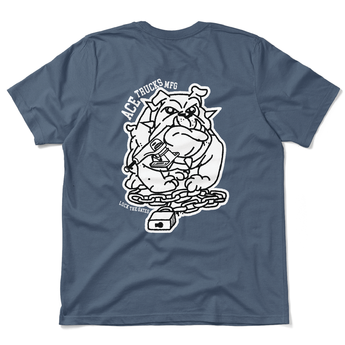Ace Bulldawg SS Tee - Slate Blue