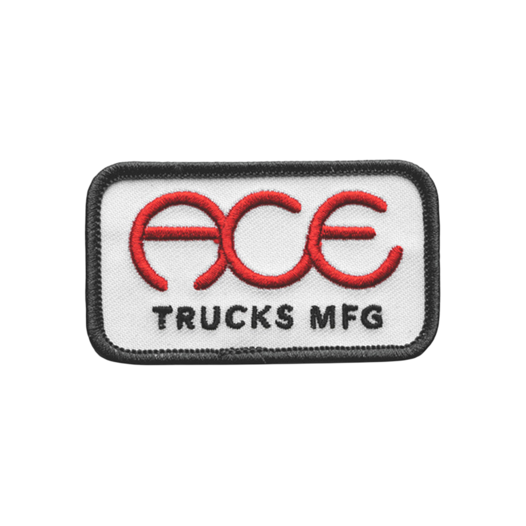 Ace Rings Sticky Patch - 2.75"  Black/Red