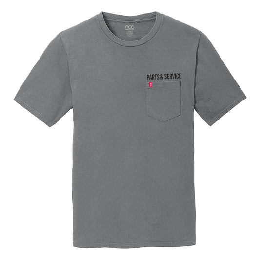 Ace Parts Service SS Pocket Tee - Grey