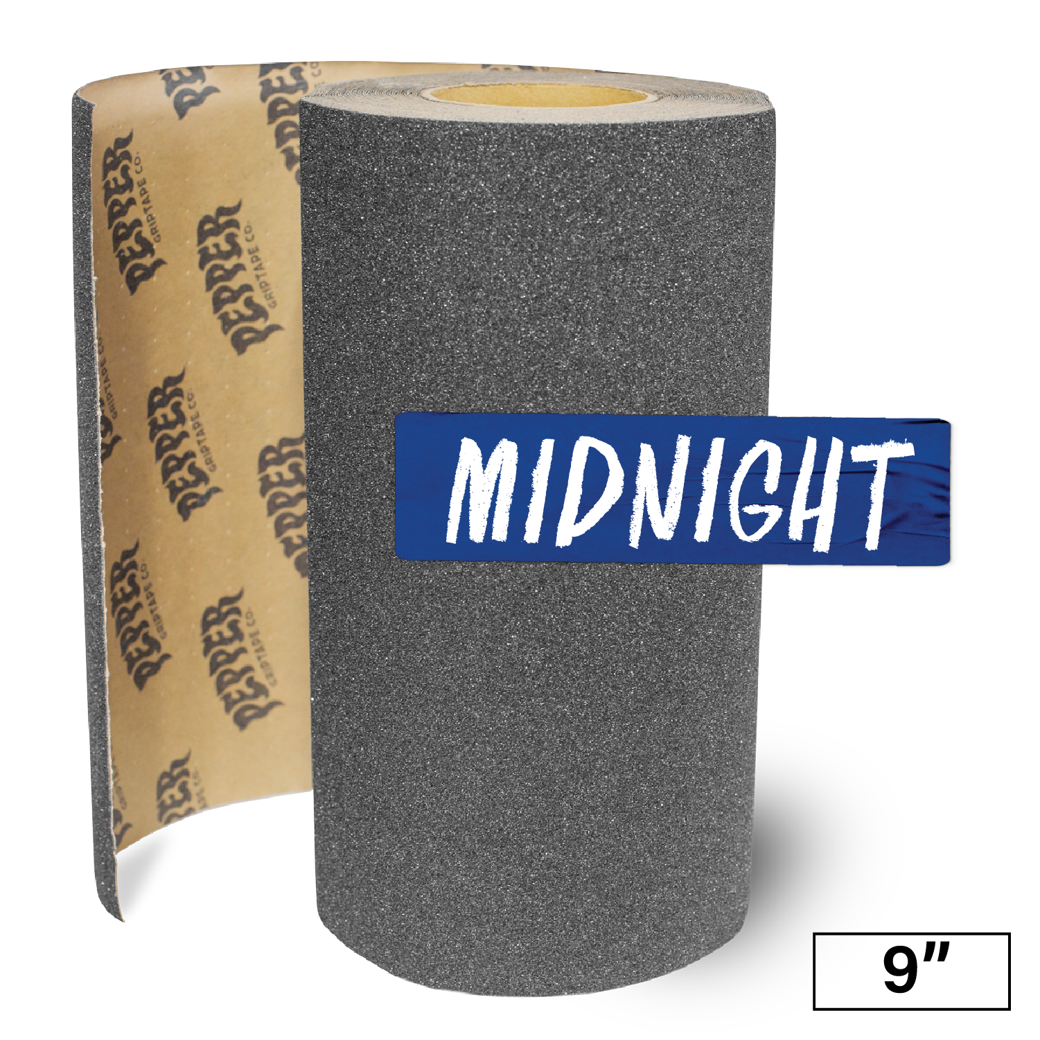 Pepper Midnight Black Grip Roll 9"